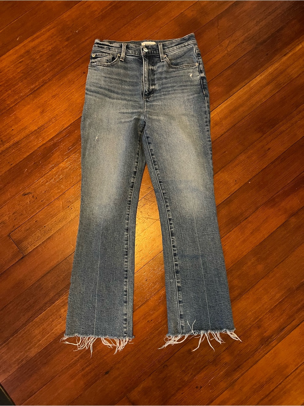 Pistola Frayed-Hem Jeans